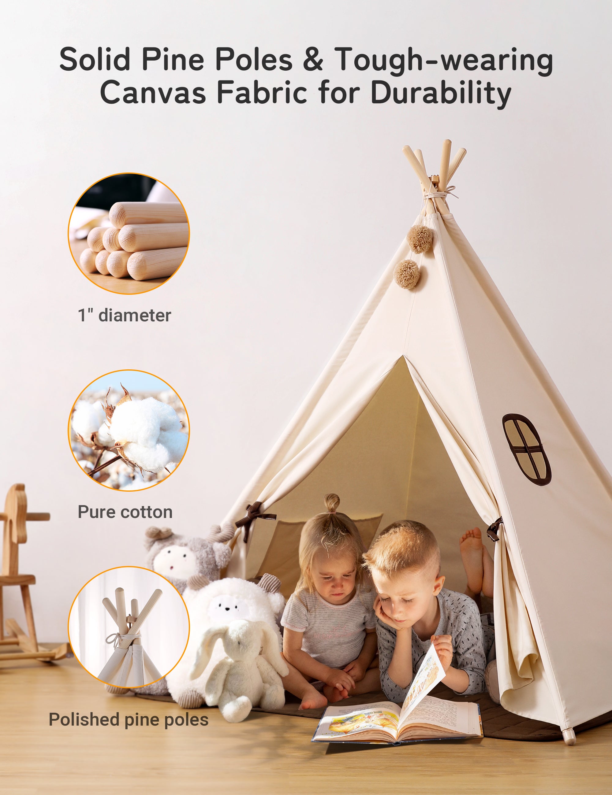 Wonder Explore LED Lights Kids Tent