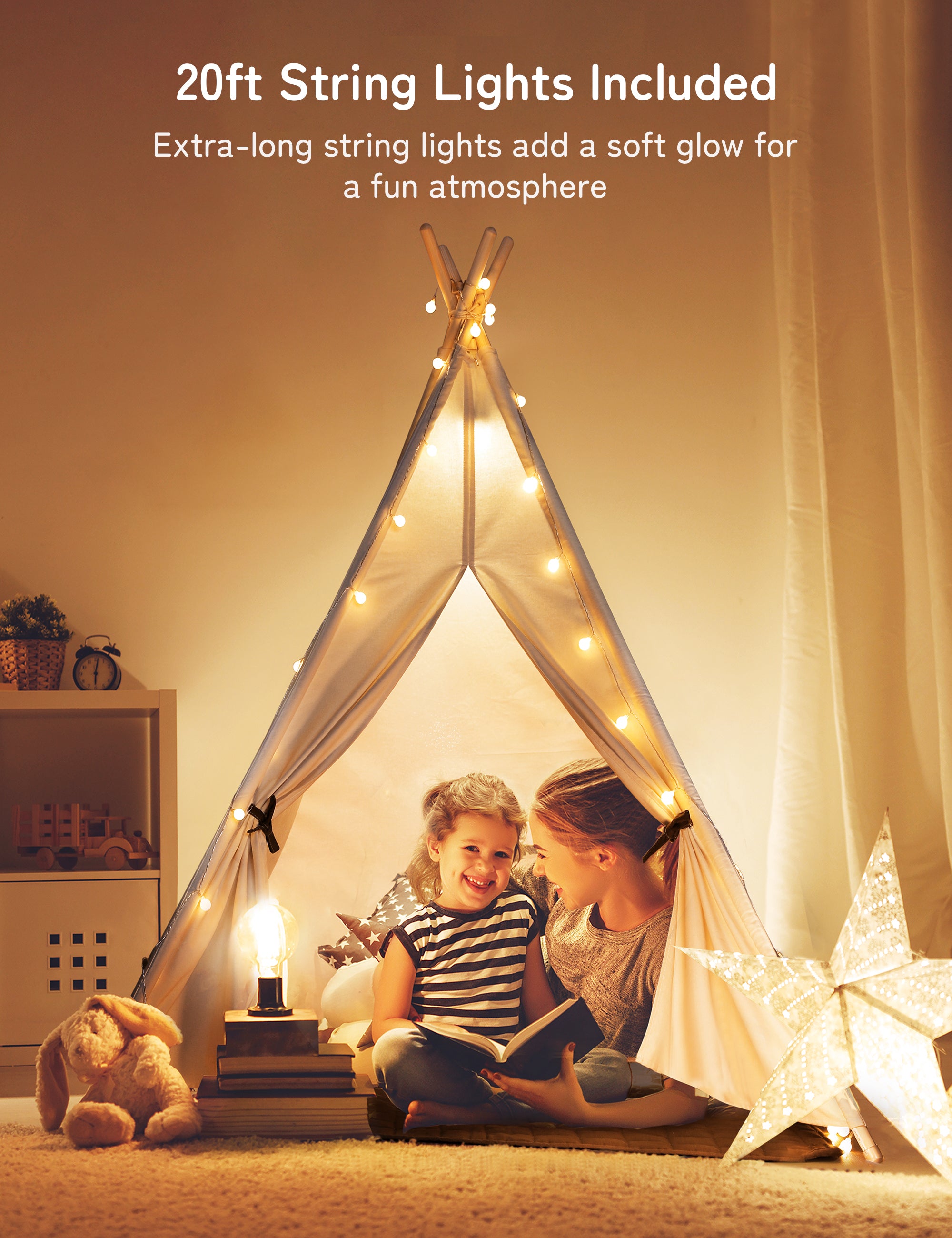 Wonder Explore LED Lights Kids Tent