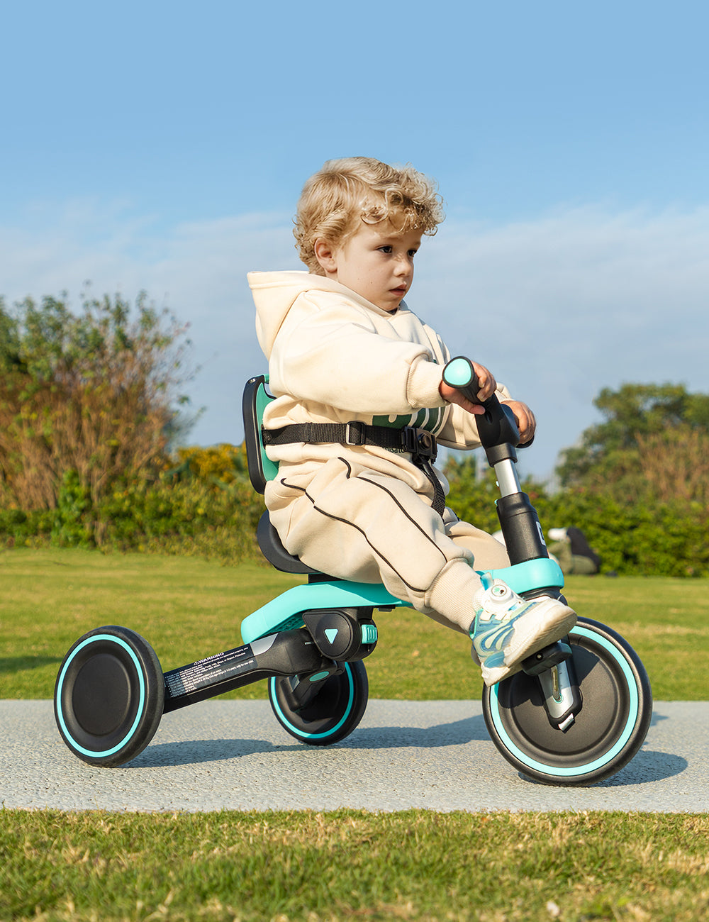 WhizKidz 5-in-1 Toddler Tricycle with Removable Canopy &amp; Backrest | for Toddlers 1-3