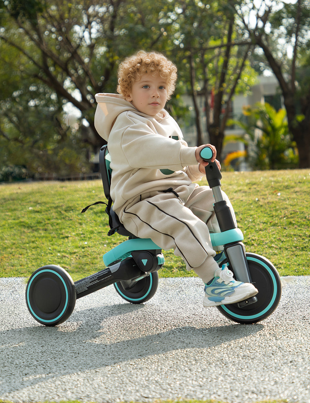 WhizKidz 5-in-1 Toddler Tricycle with Removable Backrest | for Toddlers 1-3