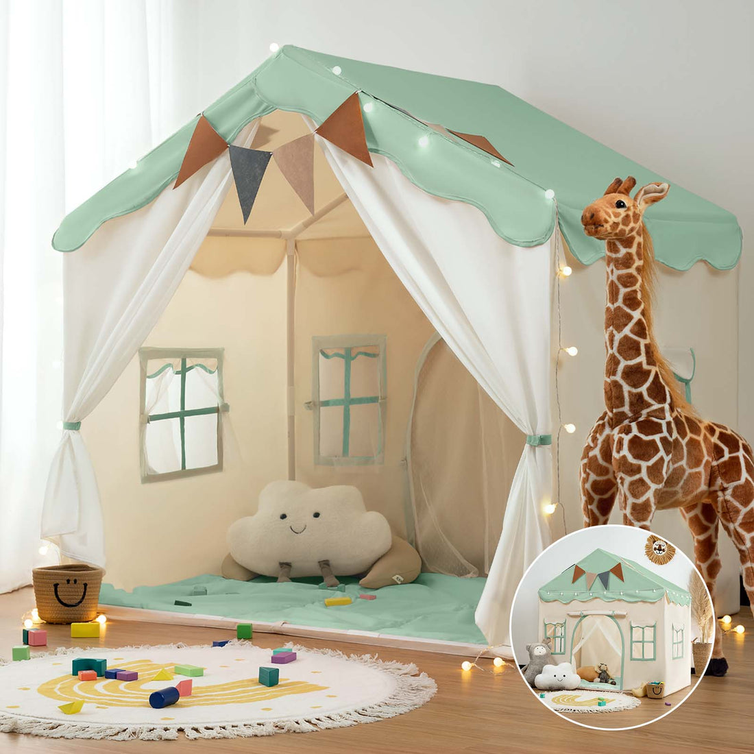 Wonder Fantasy  LED Lights Kids Playhouse