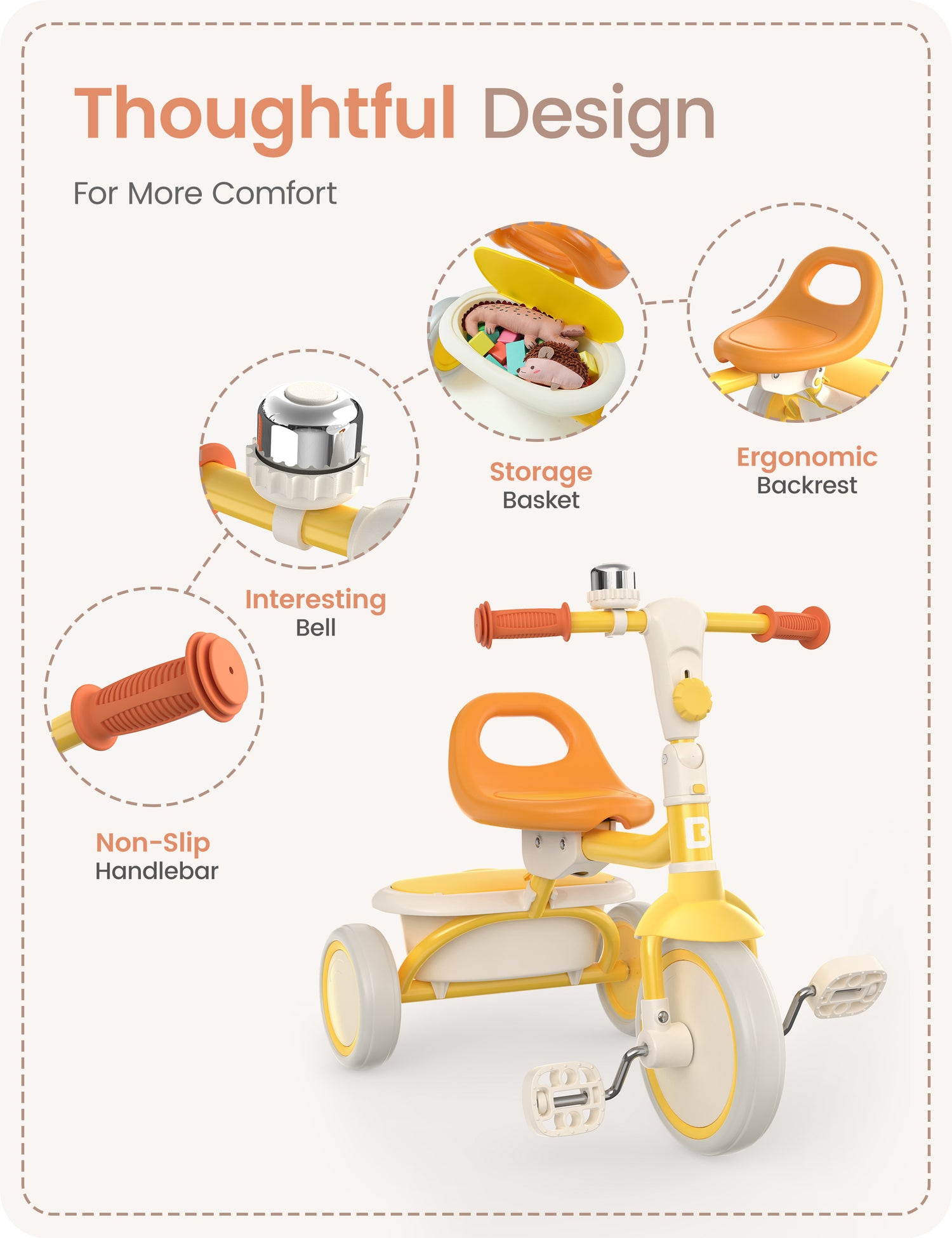 WhizKidz 2 in 1 Toddler Tricycle